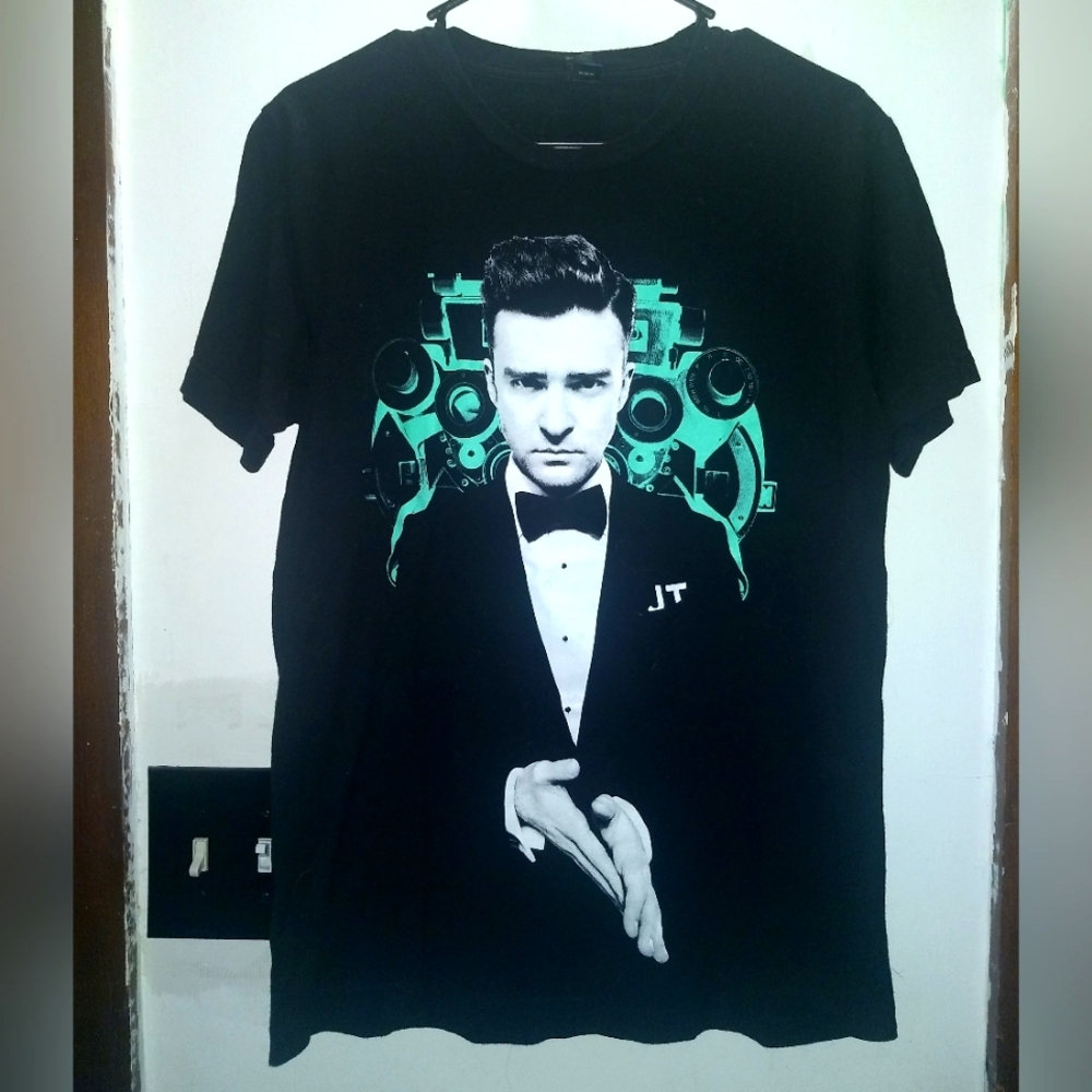 JUSTIN TIMBERLAKE CONCERT TEE - Medium // Band Music Tour T-shirt NSYNC